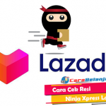 Cara Cek Resi Ninja Xpress Lazada